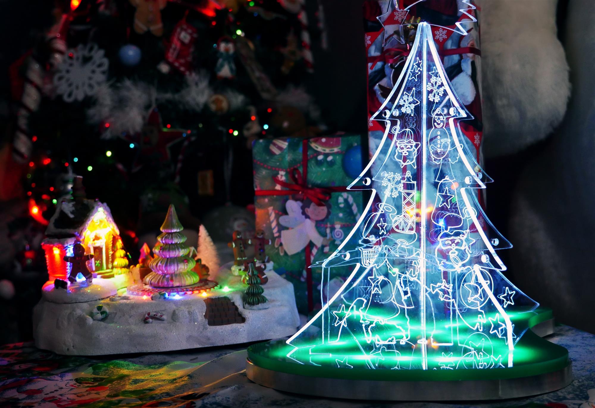 Presepe 3D con led a suon di musica| Christmas